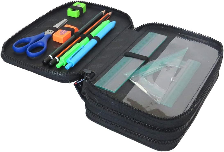 CoolPack XXL Federtasche Federmappe 3-Fach Schulstiftetui, dreifaches Federmäppchen, Federmäppchen f