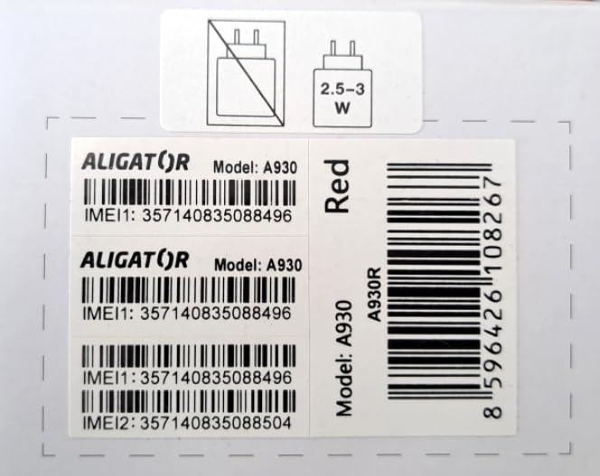 ALIGATOR AZA930R Senioren-Grosstasten 4G/LTE Handy mit SOS-Knopf und SOS Locator. Anwendung „Rettung