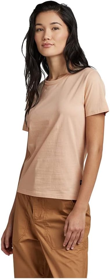G-STAR RAW Damen Raw. Slim R T Wmn T-Shirt XXS Beige (Ivory Cream D22784-336-d761), XXS Beige (Ivory