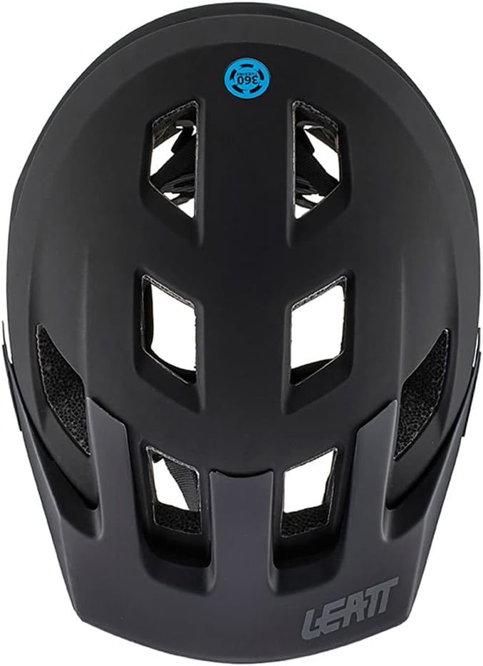 Leatt Enduro MTB-Helm 1.0 V21.1 MTN Schwarz Schwarz M, Schwarz M
