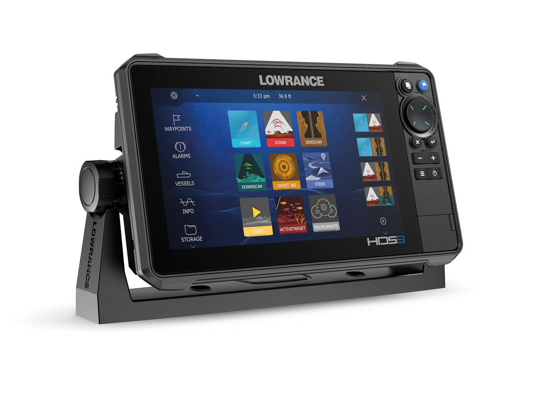 Lowrance HDS-9 PRO SolarMAX HD IPS Display 9" Chartplotter Fishfinder Dual 1kW Sonar CHIRP (Mit Acit