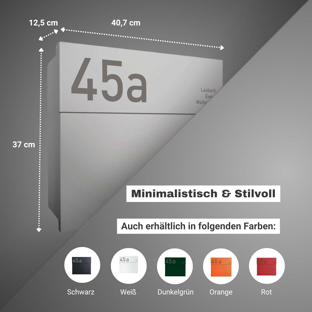 Radius Briefkasten Letterman 4 Silber - 560 c