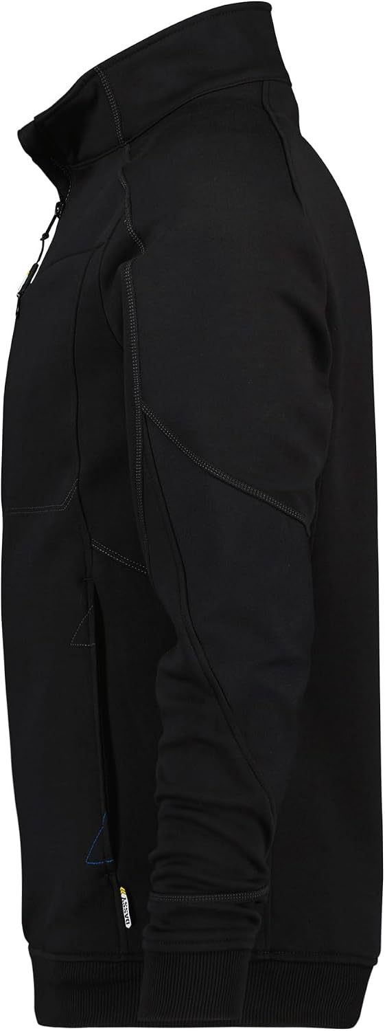 DASSY® Velox DASSY® Velox Sweatshirt - Grösse 4XL - ANTHRAZITGRAU/SCHWARZ XS Schwarz, XS Schwarz