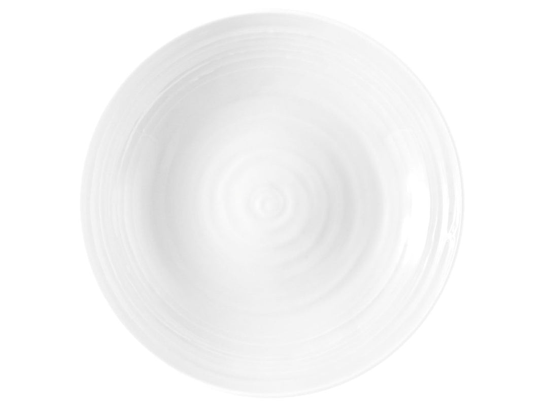 Seltmann Weiden Terra Suppenteller, 21 cm, Tiefer Essteller mit spiralförmigem Relief, Spülmaschinen