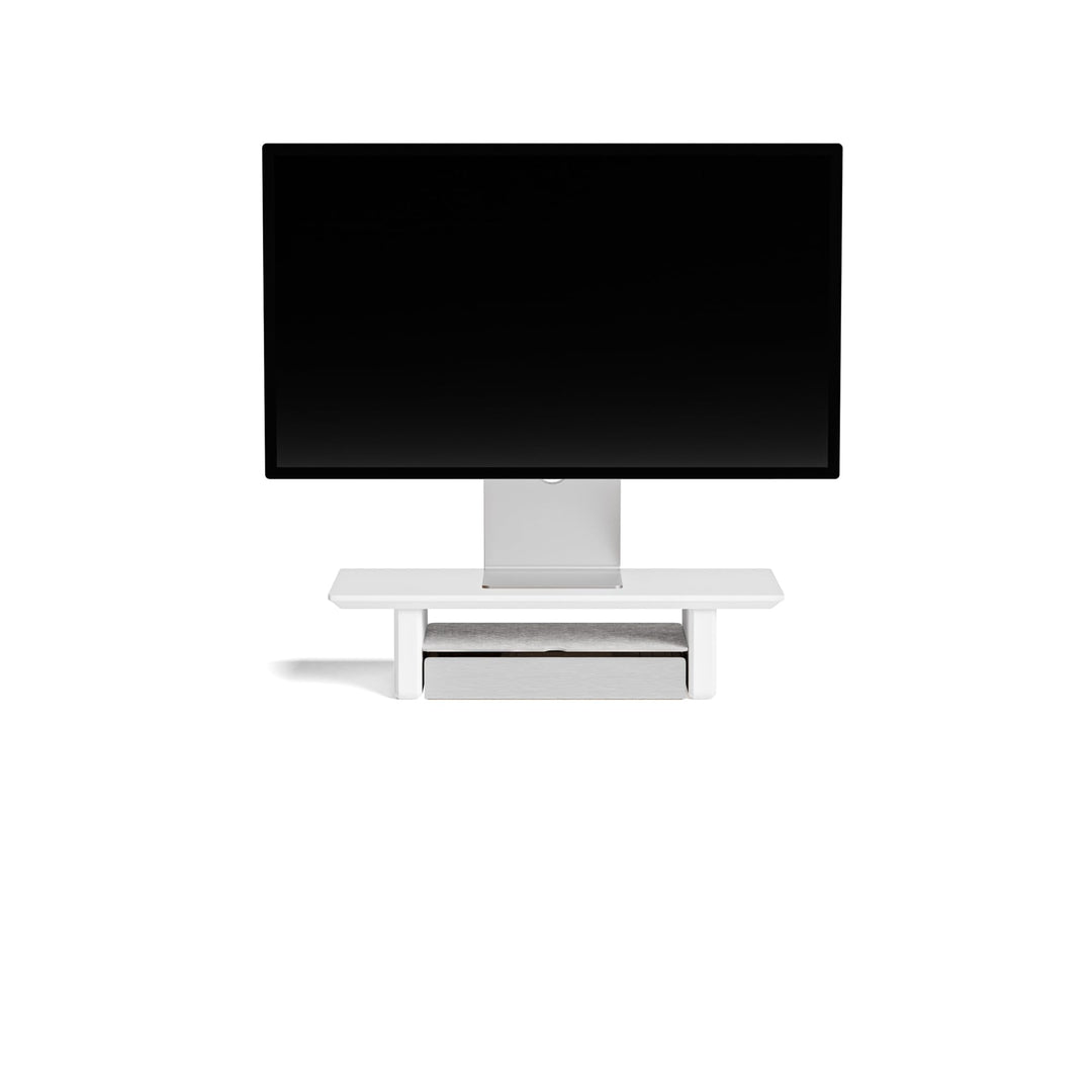 Raico Schreibtischregal Monitorständer Ergonomischer Dual-Screen-Riser Minimaler Schreibtisch-Organi