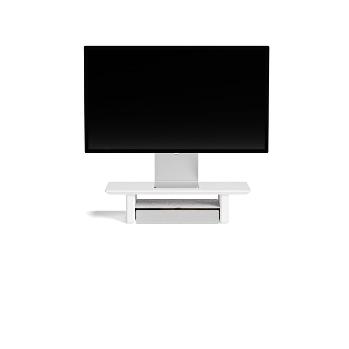 Raico Schreibtischregal Monitorständer Ergonomischer Dual-Screen-Riser Minimaler Schreibtisch-Organi