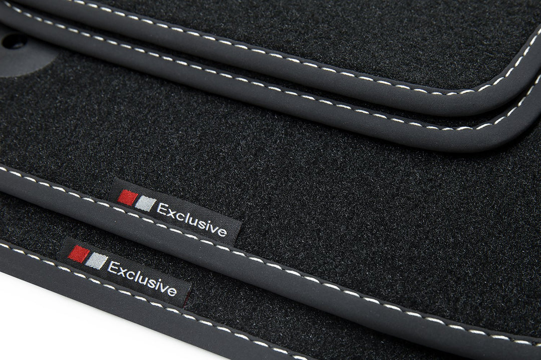 teileplus24 EF204 Fussmatten Gummimatten Exclusive-line Design kompatibel mit VW Passat B6 B7 Varian