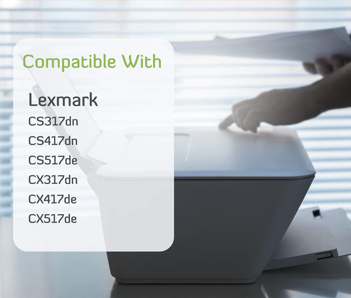 Amla 1 Cyan CS317 Toner Kompatible mit 71B20C0 Lexmark CS317 Cyan CS417 Toner Ersatz für Lexmark CS3