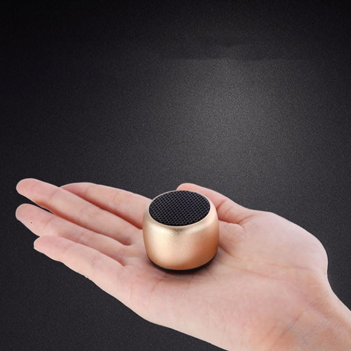 Eageroo Bluetooth Mini Lautsprecher tragbar Speaker,Stereo Klang mit tiefem Bass Technologie, Gold (