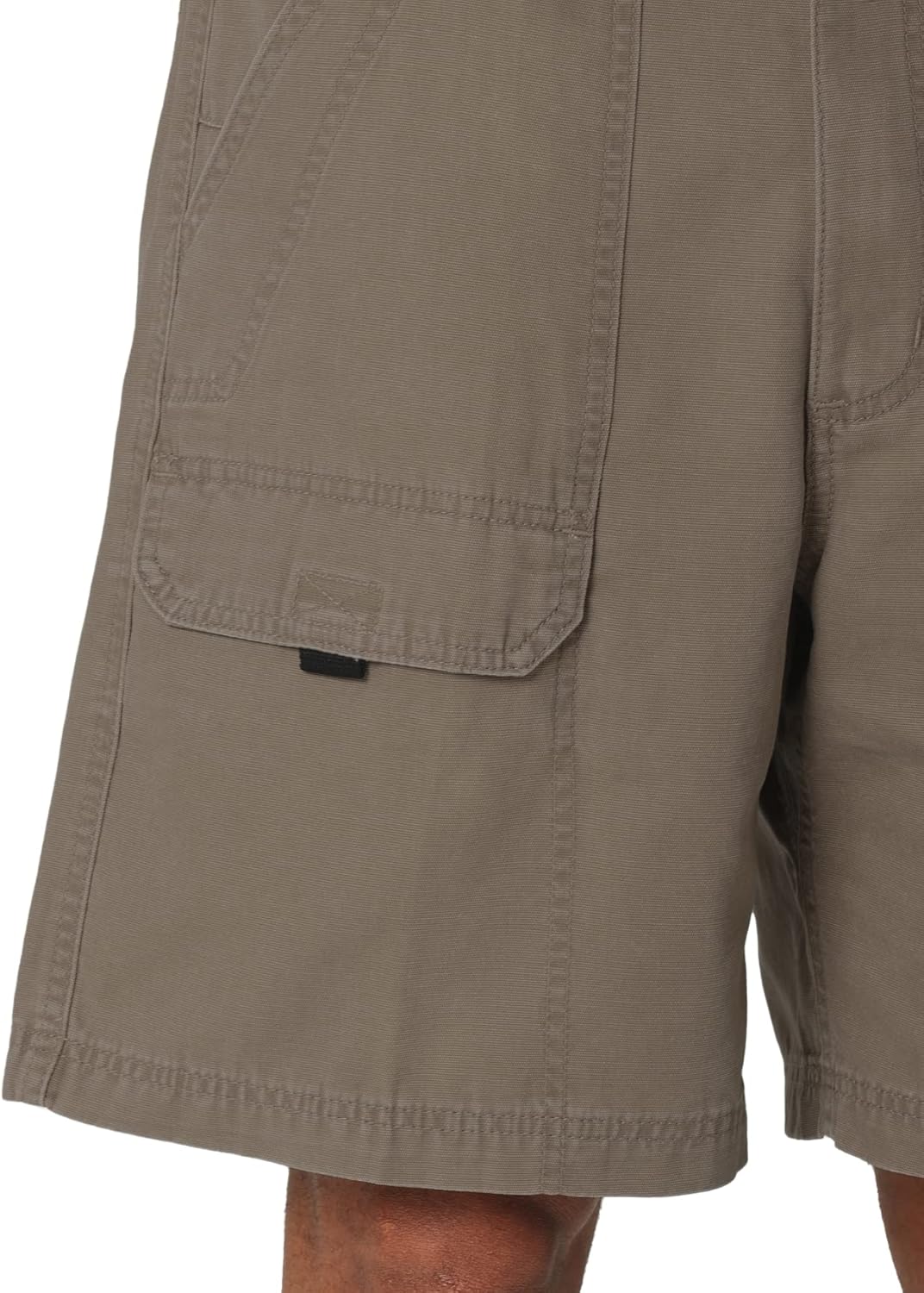 Wrangler Authentics Big & Tall Canvas Hiker Short, Earth Green, 48