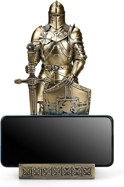 HDMbigmi King's Guard Ornament Ritter Statue für Schreibtisch, Desktop Zubehör Stifthalter Stifthalt