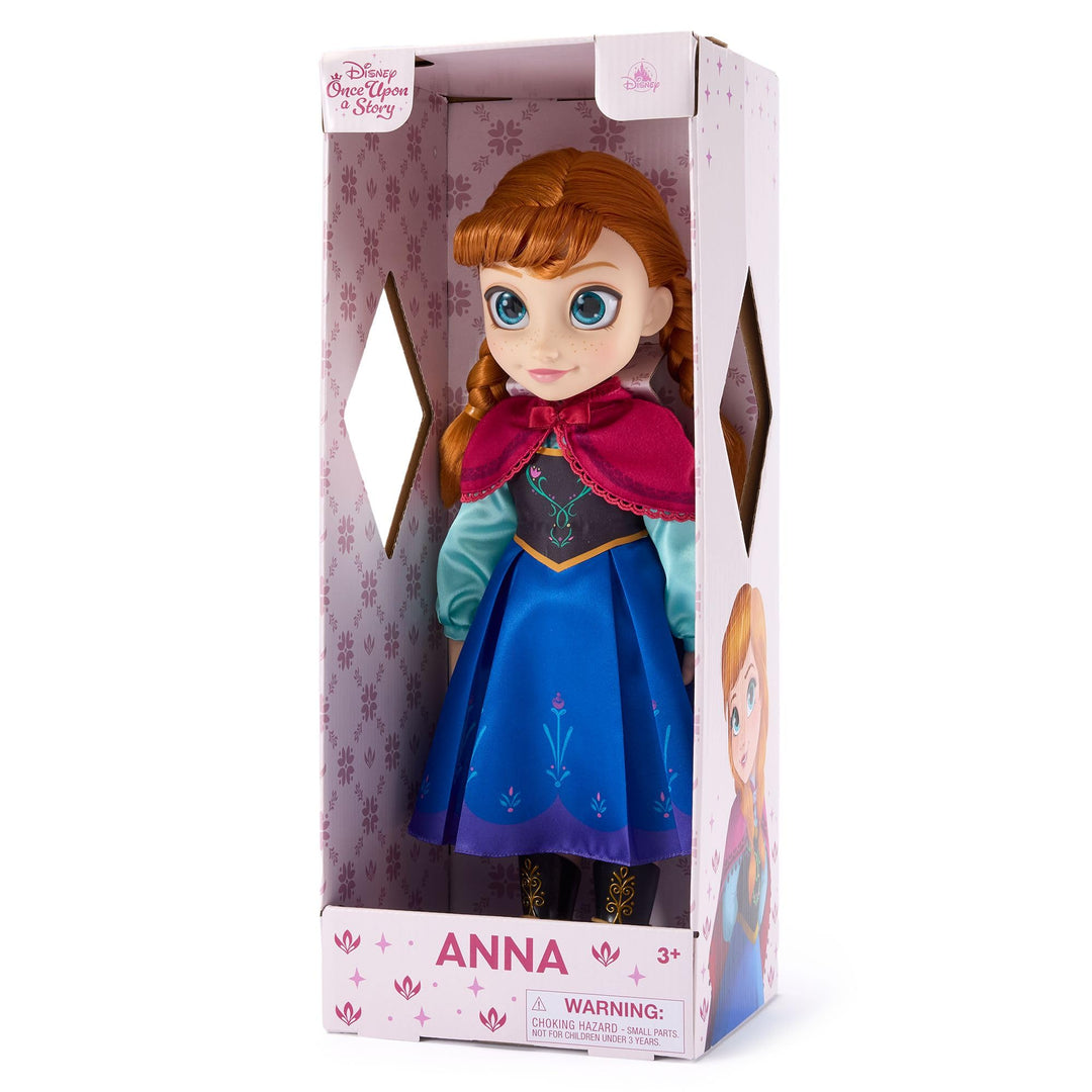 Disney Store Official - Die Eiskönigin - Völlig unverfroren - Anna - Puppe mit Spielzeughaarbürste -