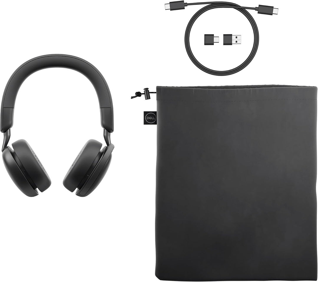 Dell WL5024 Pro Wireless ANC Headset - Hybrid Active Noise Cancellation, AI-Based Noise Cancellation
