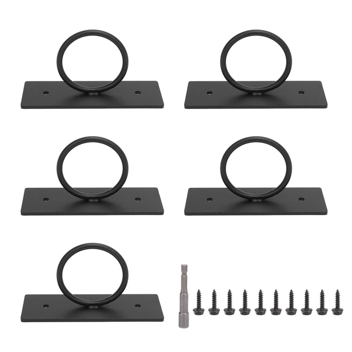 5pcs Dekorative Seilhalterungen, 304 Edelstahl, Dekoratives Seilstütze Halter für Hanfseile, Wandhal