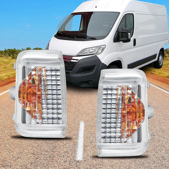 TOPTHAN 2X Blinkerleuchte Aussenspiegel Blinker passend für FIAT Ducato (250) 2006 UP Citroen Jumper