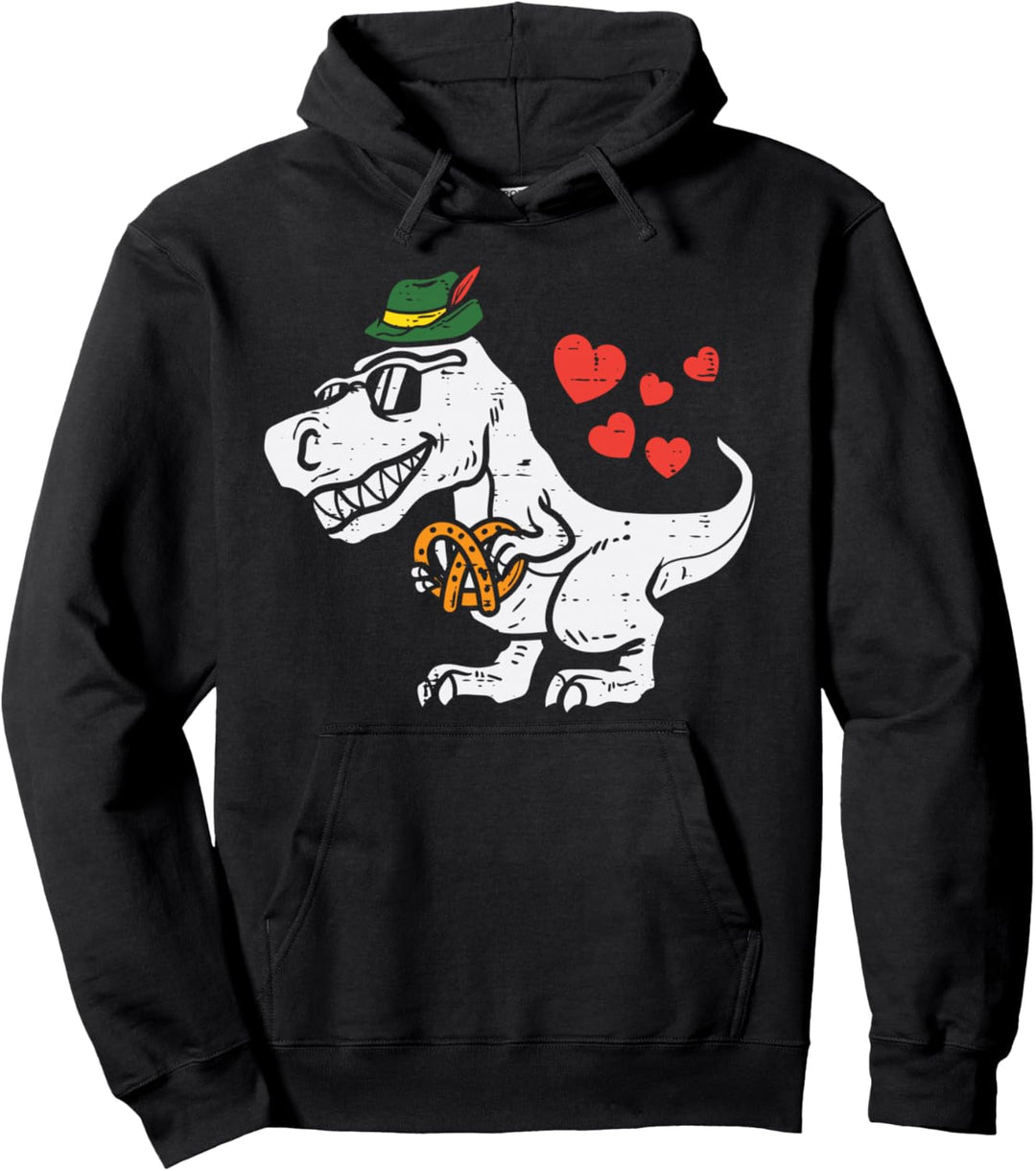 Bayerische T-Rex Brezel Baby Jungen Oktoberfest Kleinkind Kinder Pullover Hoodie