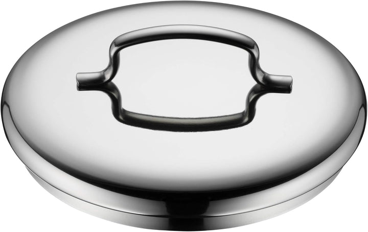 WMF Mini Kochtopf klein 12cm, Metalldeckel, Bratentopf Induktion 0,7l, Cromargan Edelstahl poliert,