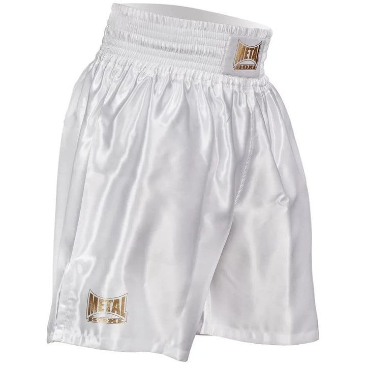METAL BOXE - Englische Proline Box-Shorts M Weiss/Goldfarben, M Weiss/Goldfarben