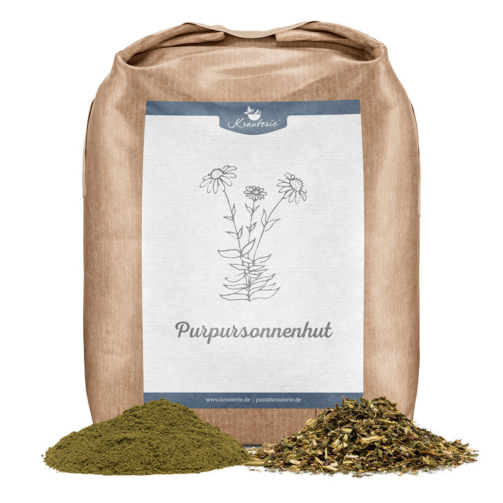 Krauterie Purpursonnenhut (Echinacea) für Pferde in Spitzenqualität (1000 g) - Artgerechtes Einzelfu