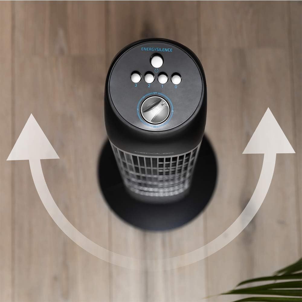 Cecotec Turmventilator mit Timer EnergySilence 850 Skyline, 45 W, 33'' (84 cm) Höhe, Kupfermotor, 3