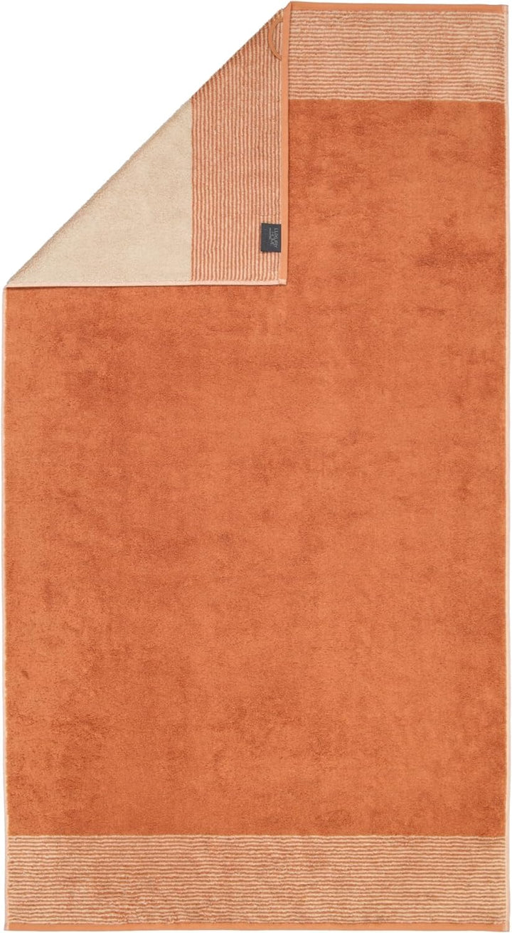 CAWÖ Home Handtücher Luxury Home Two-Tone 590 Kupfer - 32 Duschtuch 80x150 cm, Duschtuch 80x150 cm