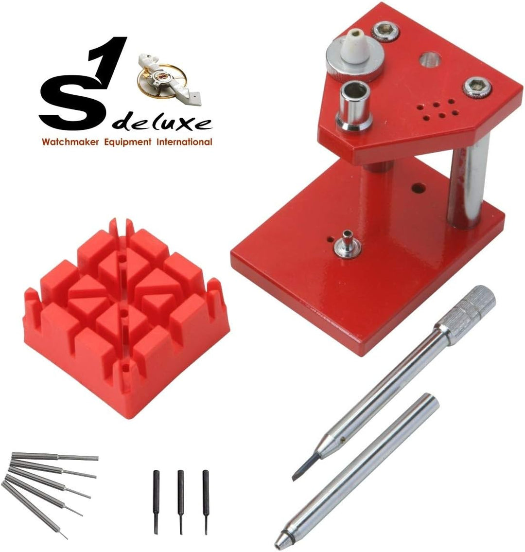 Premium Armbandkürzer Maschine S1 DELUXE - Uhrenwerkzeug für Uhrmacher und Hobbyisten zum Kürzen von