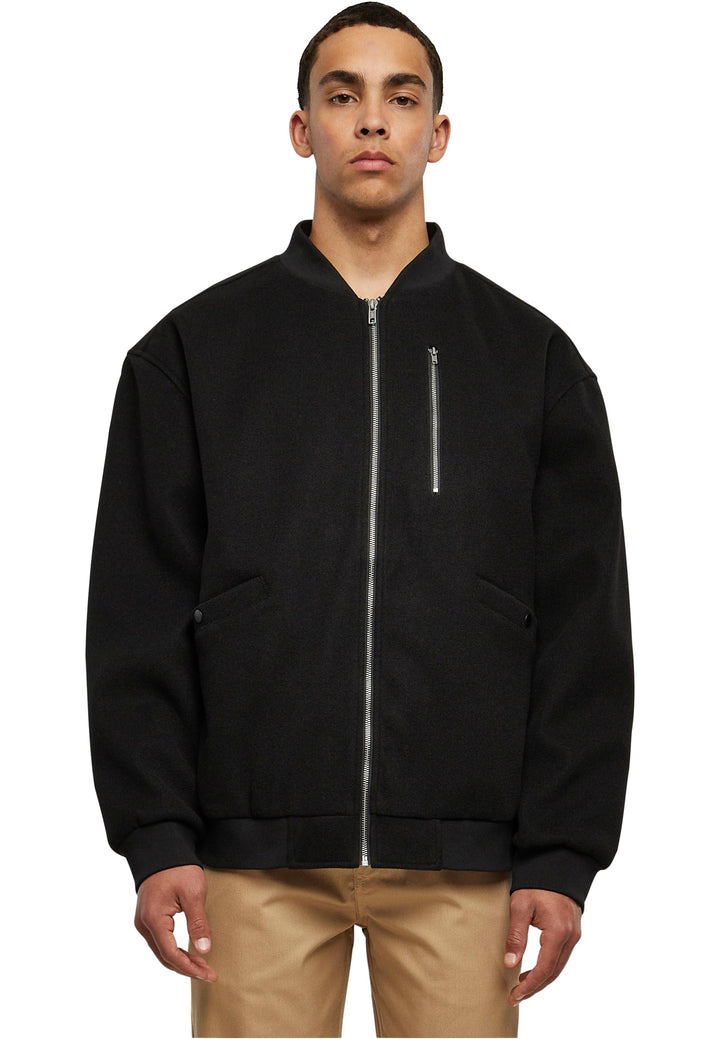 Urban Classics Herren Tb6332-bomber Blouson Jacke M Schwarz, M Schwarz