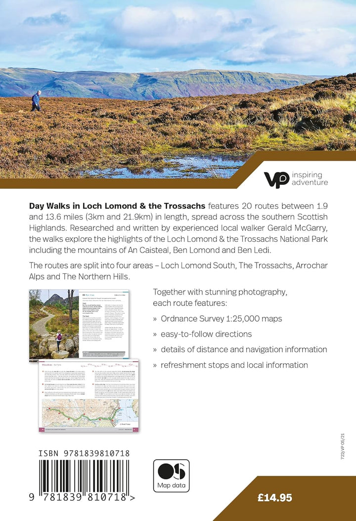 Day Walks in Loch Lomond & the Trossachs: 20 routes in the southern Scottish Highlands, Taschenbuch