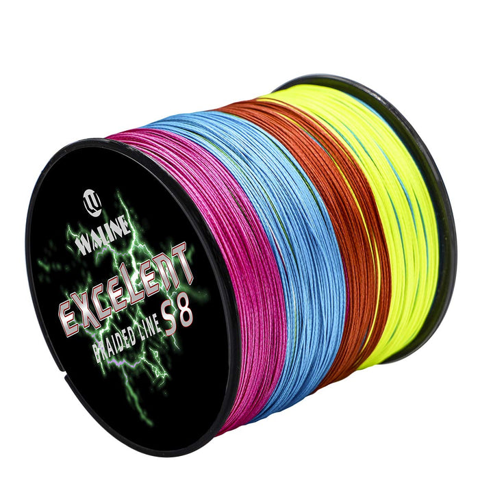 Waline 8 Stränge Super Strong PE Geflochtene Angelschnur 8fach Grün Mehrfarbig 300m 500m Angelschnur