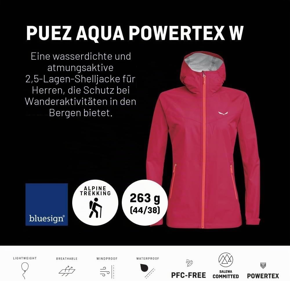 Salewa Damen Puez (Aqua 3) Ptx W Jkt Regenjacken XL NAVY BLAZER, XL NAVY BLAZER