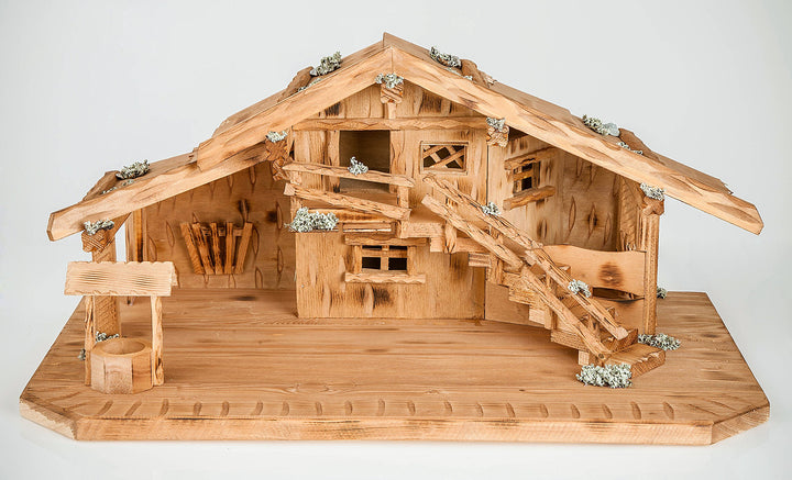 Holz und Gartentrends Weihnachtskrippe Krippe Krippenstall Weihnachten Weihnachtskrippen Tischkrippe