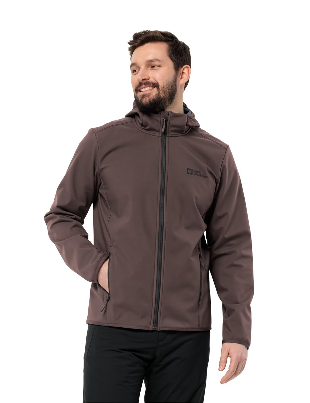 Jack Wolfskin Herren Bornberg Hoody M Softshelljacke S Schwarz, S Schwarz