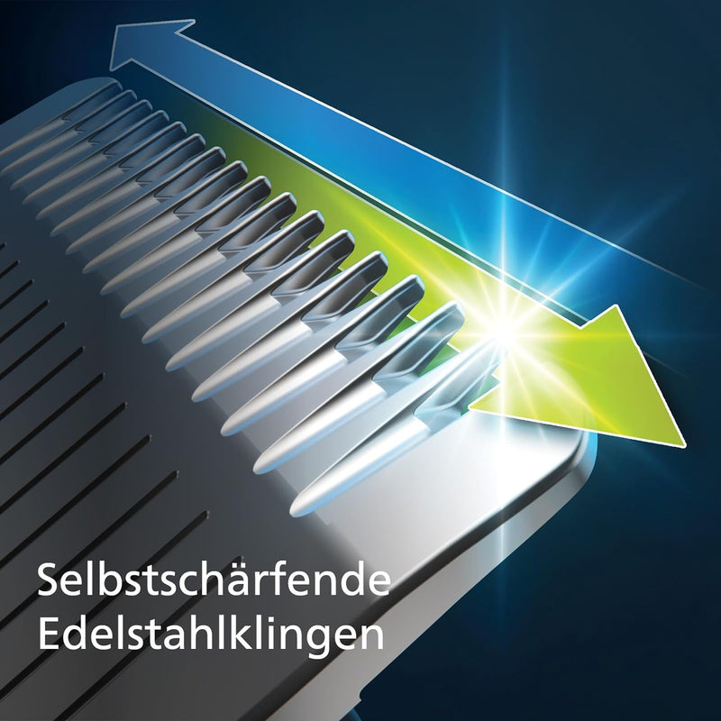 Philips Barttrimmer S5000 – Elektrischer Bartschneider für Herren, Kammaufsätzen, Lift und Trim Pro-