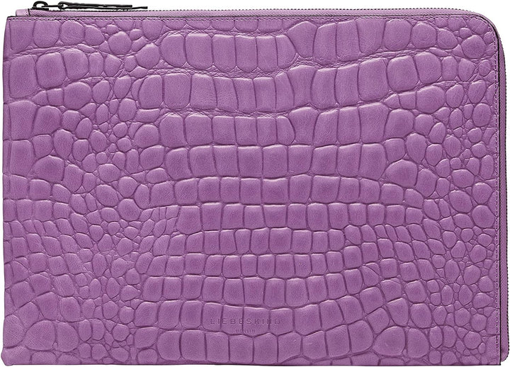 Liebeskind Berlin PB Croco Laptop Case, Onesize (HxBxT 18cm x 25cm x 1cm), Lavender