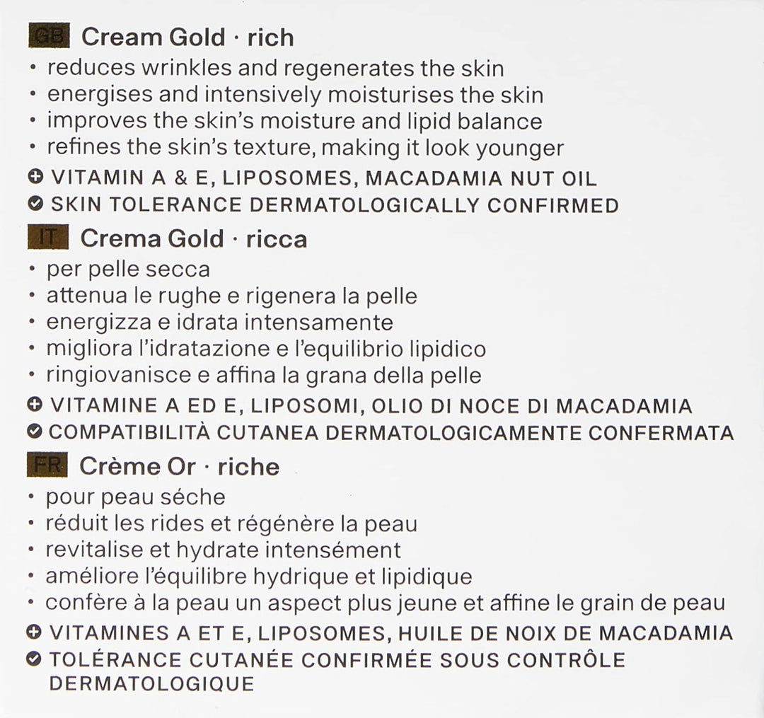 Marbert Profutura femme/woman, Cream Gold Dry Skin, 1er Pack (1 x 50 ml)