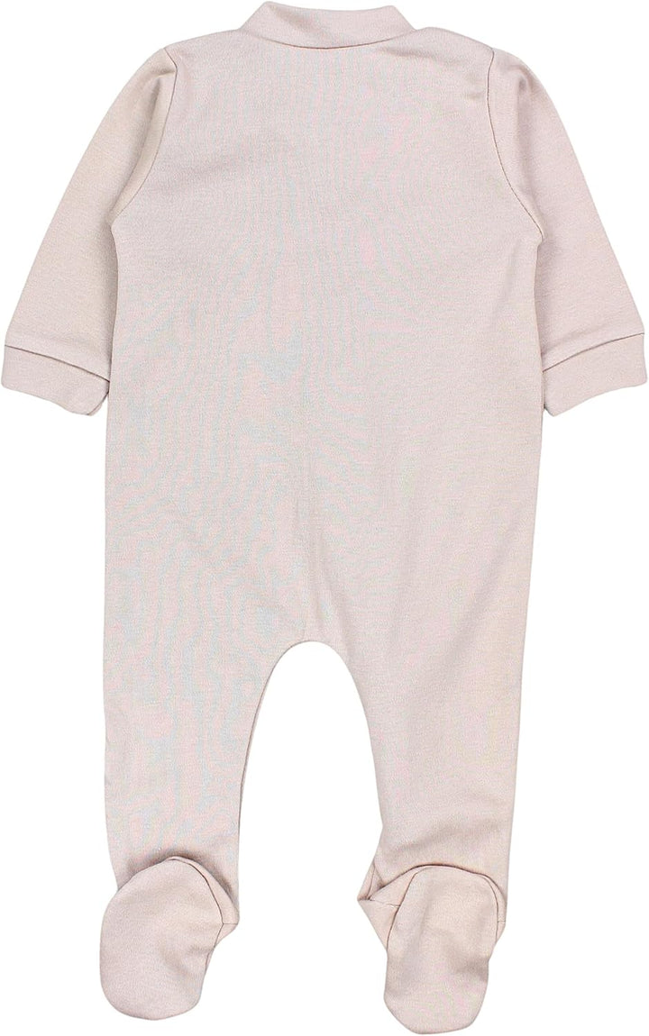 TupTam Unisex Schlafstrampler 3er Pack Baumwolle mit Reissverschluss 62 Bärchen Sterne Beige, 62 B&#