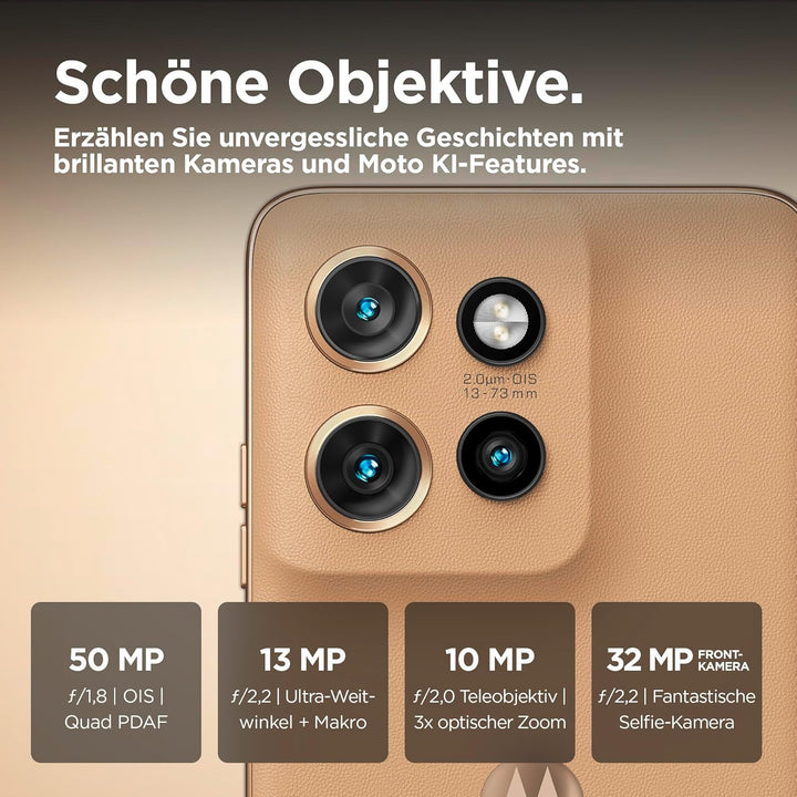 Motorola edge50 neo Smartphone (6,36"-Super-HD-Display, 50-MP-Kamera mit Moto-KI, 12/512 GB, 4310 mA
