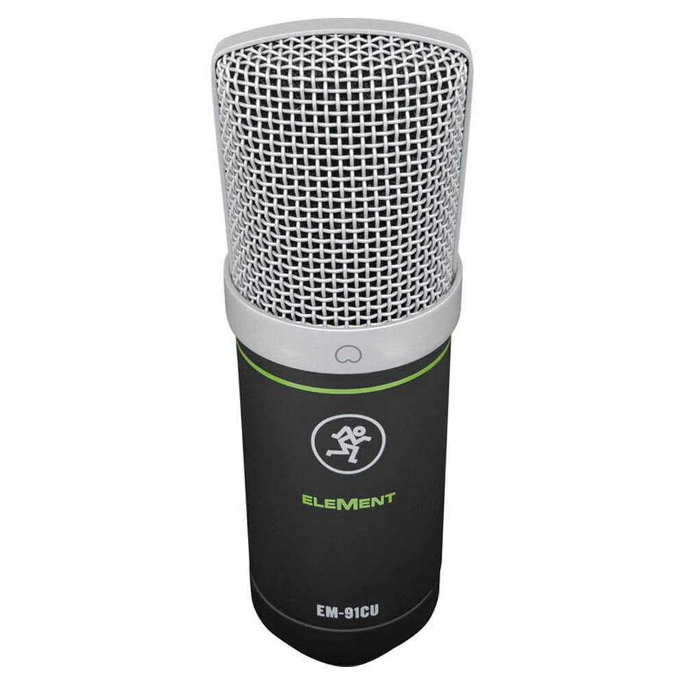 Mackie EM-91CU+ USB Kondensator Mikrofon (24-Bit/96kHz,) mit Mikrofonspinne, Schwarz