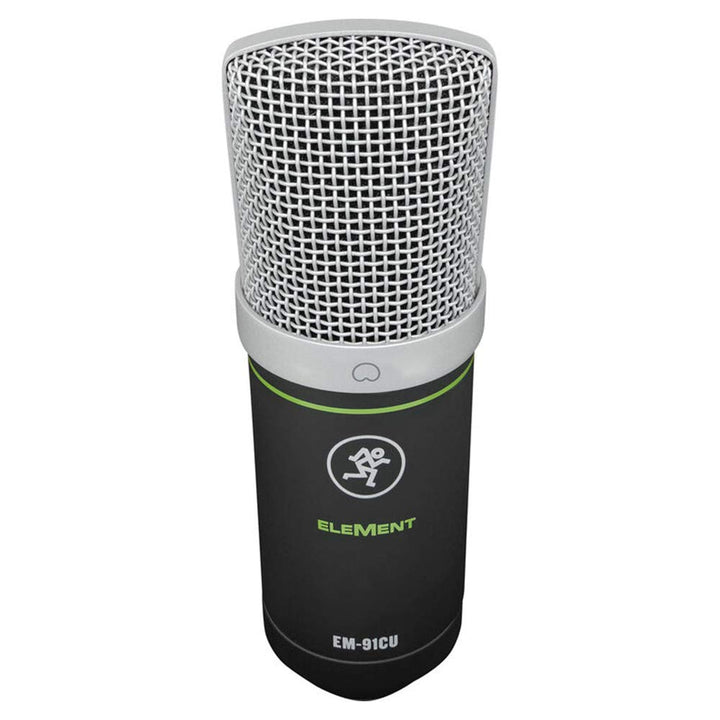 Mackie EM-91CU+ USB Kondensator Mikrofon (24-Bit/96kHz,) mit Mikrofonspinne, Schwarz