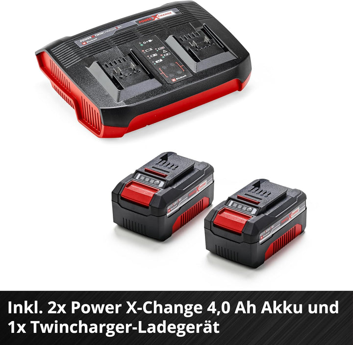 Einhell Akku-Rasenmäher RASARRO 36/38 Kit Power X-Change (36 V, 38 cm Schnittbreite, 450 m², Brushle