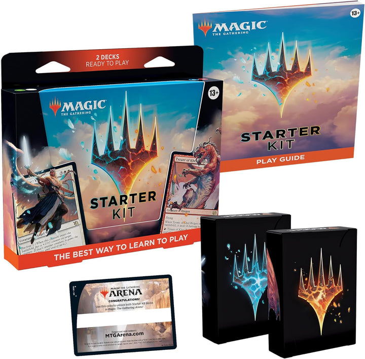 Magic: The Gathering Einsteigerpaket2023– Spielen lernen mit 2spielfertigen Decks+ 2Codes, um online
