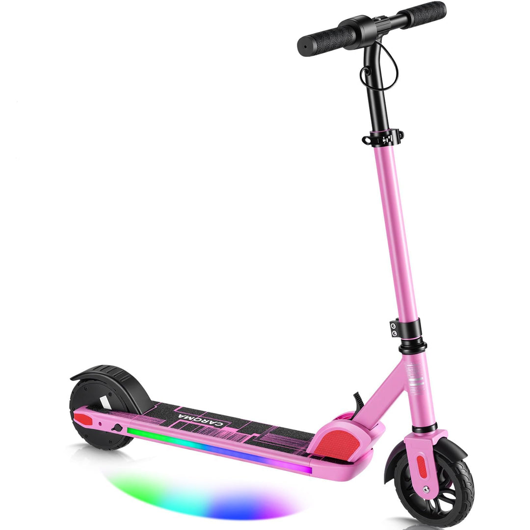 Caroma E Scooter Kinder von 6-14 Jahren, 180W Motor, 16 km/h, E Roller Kinder, Einstellbare Geschwin