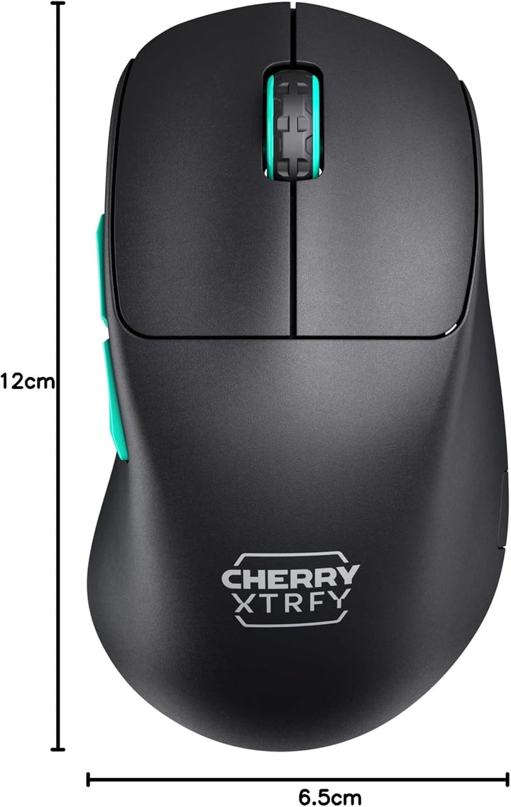 CHERRY XTRFY M64 Wireless, Ultraleichte Kabellose Gaming-Maus, 2,4 GHz Funk, Optimiert für esports,