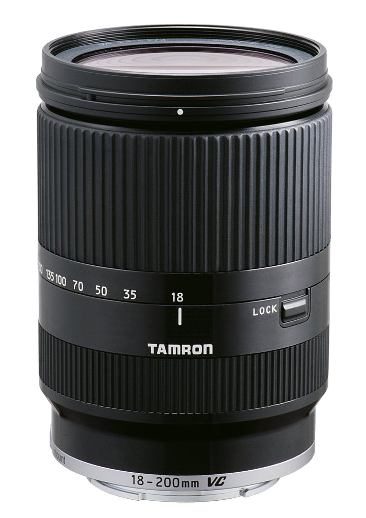 Tamron 18-200mm F/3.5-6.3 Di III VC Nex Objektiv für Sony NEX-Serie schwarz schwarz Single, schwarz