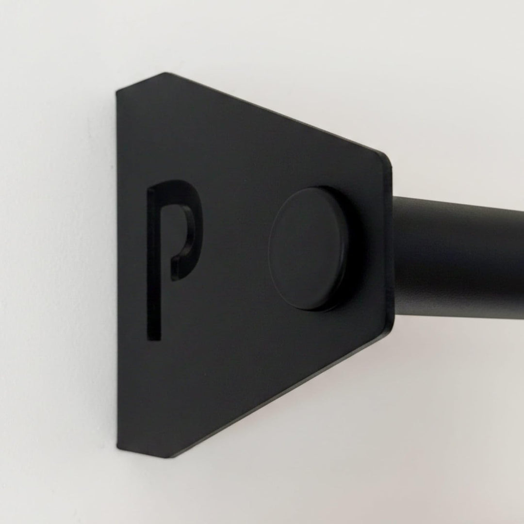 Klimmzugstange Wand - Platzsparende Pull Up Bar aus Stahl über Türrahmen bis 180kg, 101cm, fi34 Cali
