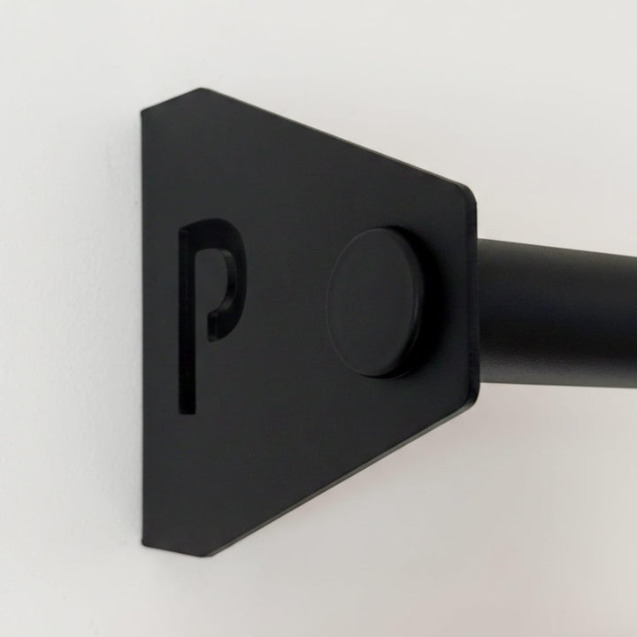 Klimmzugstange Wand - Platzsparende Pull Up Bar aus Stahl über Türrahmen bis 180kg, 101cm, fi34 Cali