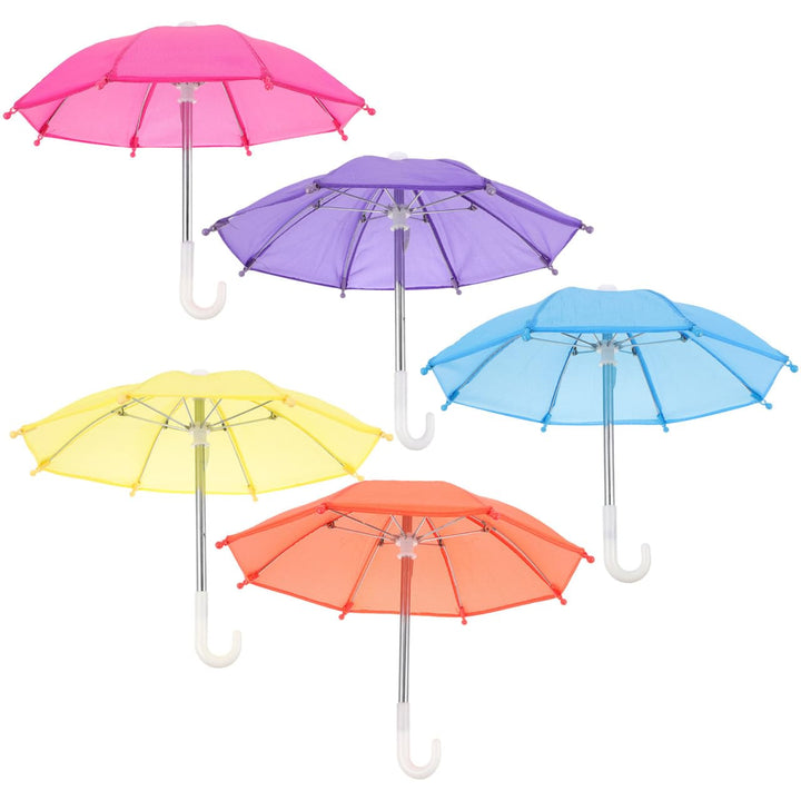 SAFIGLE 5 Mini-Regenschirme Puppenschirme 10.24 Zoll Kleine Sonnenschirme FüR Puppenhaus Dekoration