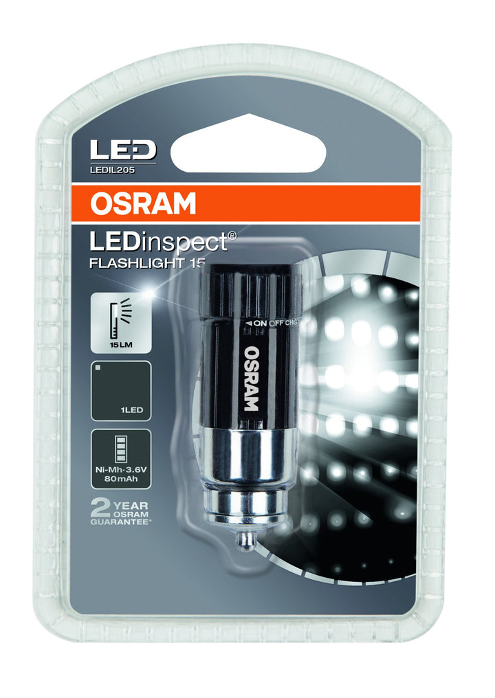 OSRAM LEDIL205 Werkstattlampe LED Flashlight 15, Flashlight 15