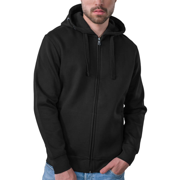 HRM Herren Premium Hooded Jacket I Fair Trade Kapuzenjacke, 320 g/m² I Aus 70% Baumwolle & 30% recyc