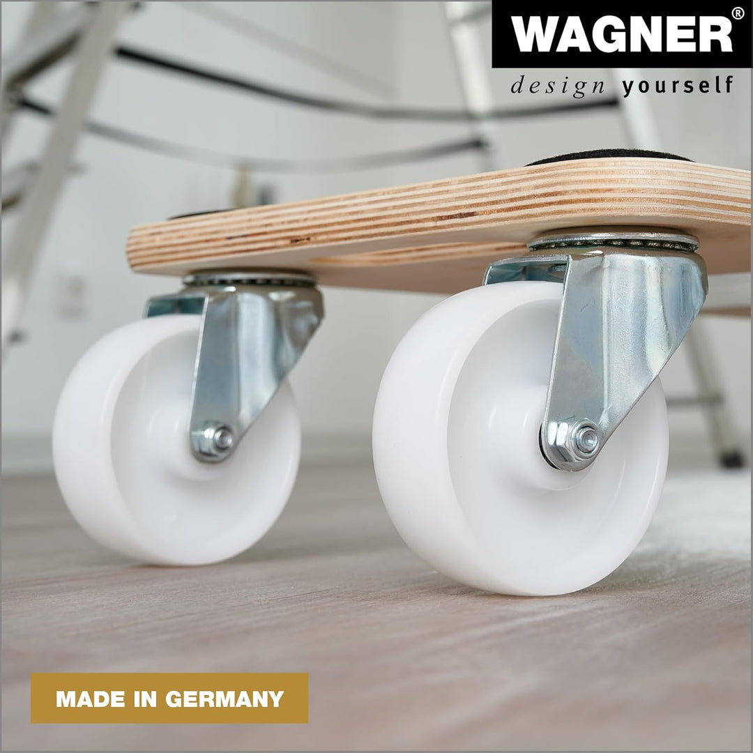 WAGNER Transportroller Transporthilfe 1129 I Möbelroller aus Schichtholz I 59 x 29 x 13,5 cm, Tragkr